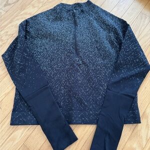 Lululemon cropped quarter zip